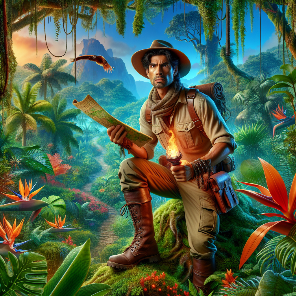 Explorador buscando gemas ocultas
